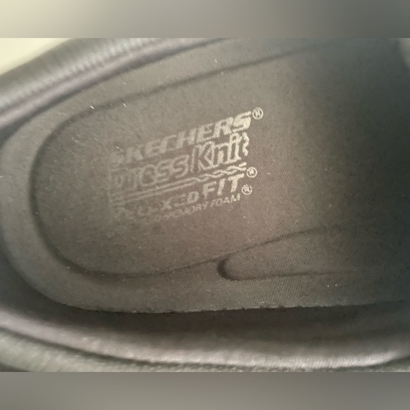 Skeches men's Dress Knit Relaxed Fit Black Shoes 10,5 - Picture 5 of 7